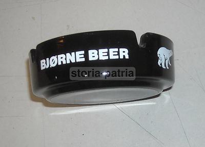Distilleria Birra Grazioso: Posacenere Pubblicitario In Vetro Da Collezione Con Orso