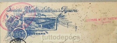 Abruzzo, Pescara: Molitura, Molino, Grano, Crusca, Panificio. Pubblicitaria, 1913