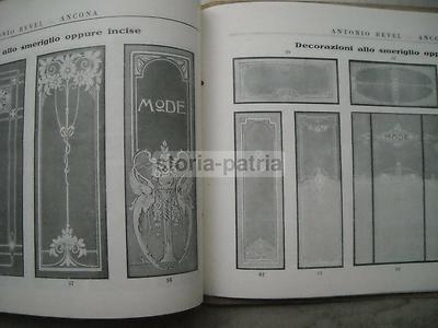 Marche, Ancona, Vetreria: Vetri Molati Incisi Pubblicitari, Revel, Brescia, Puglia