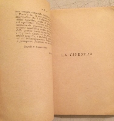 Letteratura Italiana: Filologia   Giacomo Leopardi   Antica Edizione Napoletana   Levia