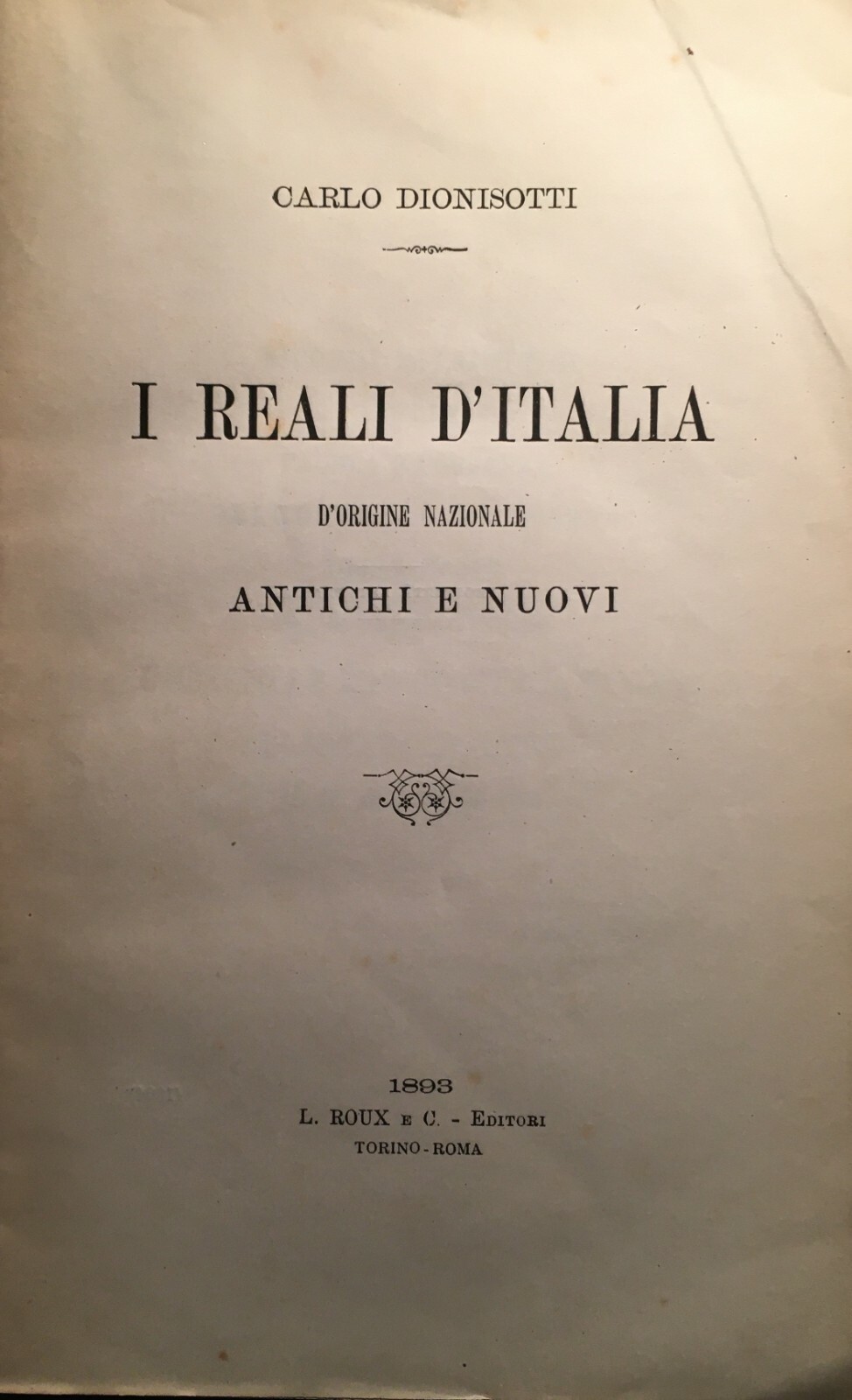 I Reali d'Italia, Savoia, Torino, Pavia, Ardoino, Berengario: Araldica E Genealogia