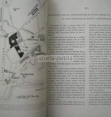 Napoli, Architettura E Urbanistica Universitaria, Illustrato d'Epoca, Camillo Guerra, 1944