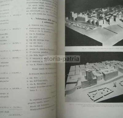 Napoli, Architettura e Urbanistica Universitaria, Illustrato d'epoca, Camillo Guerra, 1944