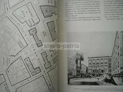 Napoli, Architettura e Urbanistica Universitaria, Illustrato d'epoca, Camillo Guerra, 1944