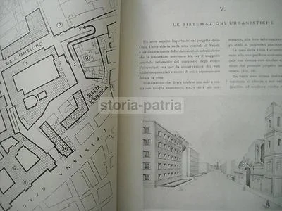 Napoli, Architettura e Urbanistica Universitaria, Illustrato d'epoca, Camillo Guerra, 1944