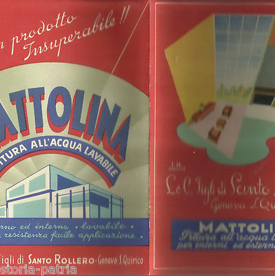 Liguria, Genova: Depliant Pubblicitario Rollero, Grafica Futurista, 1940