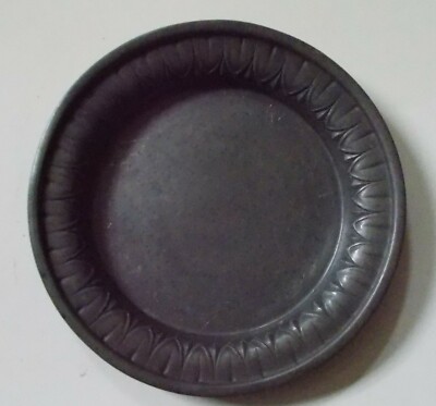 Piatto Decorativo In Peltro Martellato