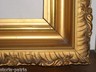 Antica Cornice In Legno Dorato Con Motivi Floreali