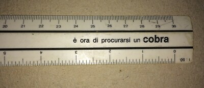 Righello Pubblicitario Atlas Copco Cobra Da Collezione