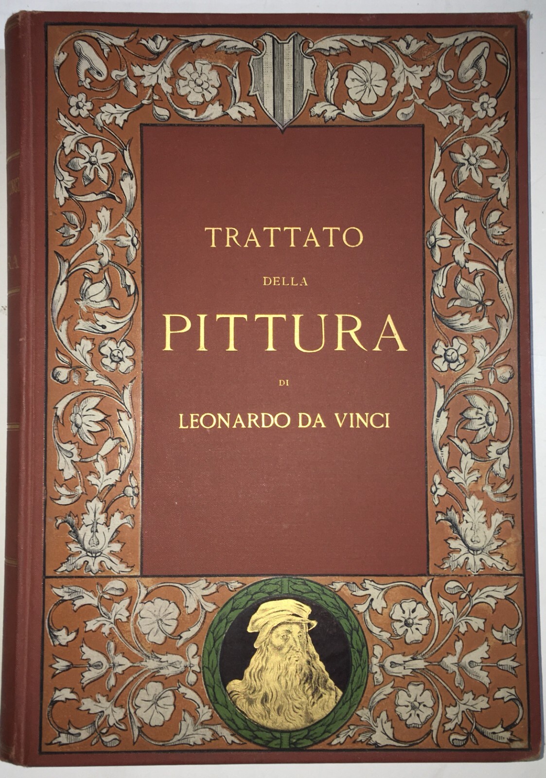 Leonardo Da Vinci: Trattato Della Pittura, Vasari, Antica Edizione Illustrata, 1890, Ritratto