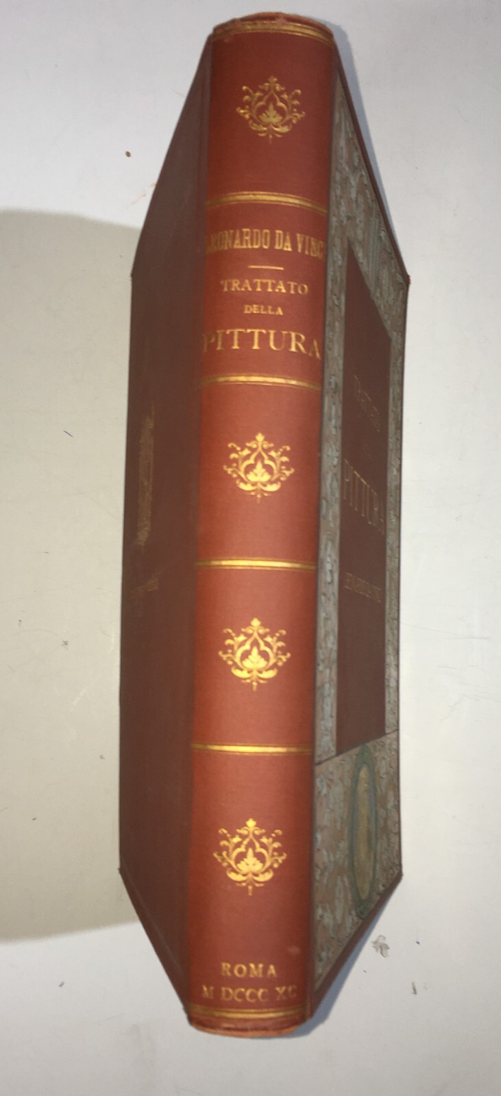 Leonardo Da Vinci: Trattato Della Pittura, Vasari, Antica Edizione Illustrata, 1890, Ritratto