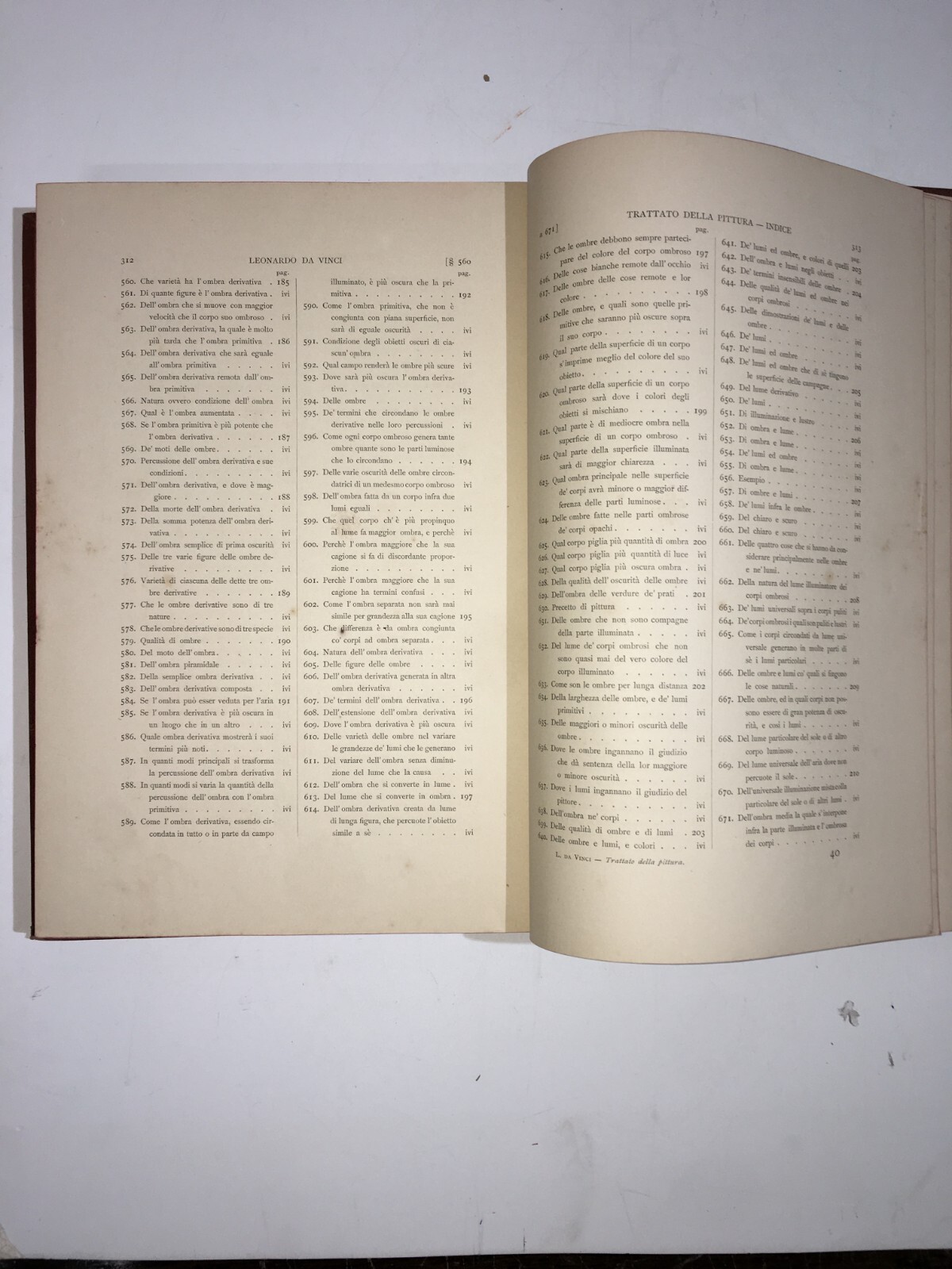 Leonardo Da Vinci: Trattato Della Pittura, Vasari, Antica Edizione Illustrata, 1890, Ritratto