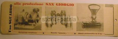Liguria, Genova, Sestri: Tecnica E Industria San Giorgio. Binocolo, Bilancia, Pompe