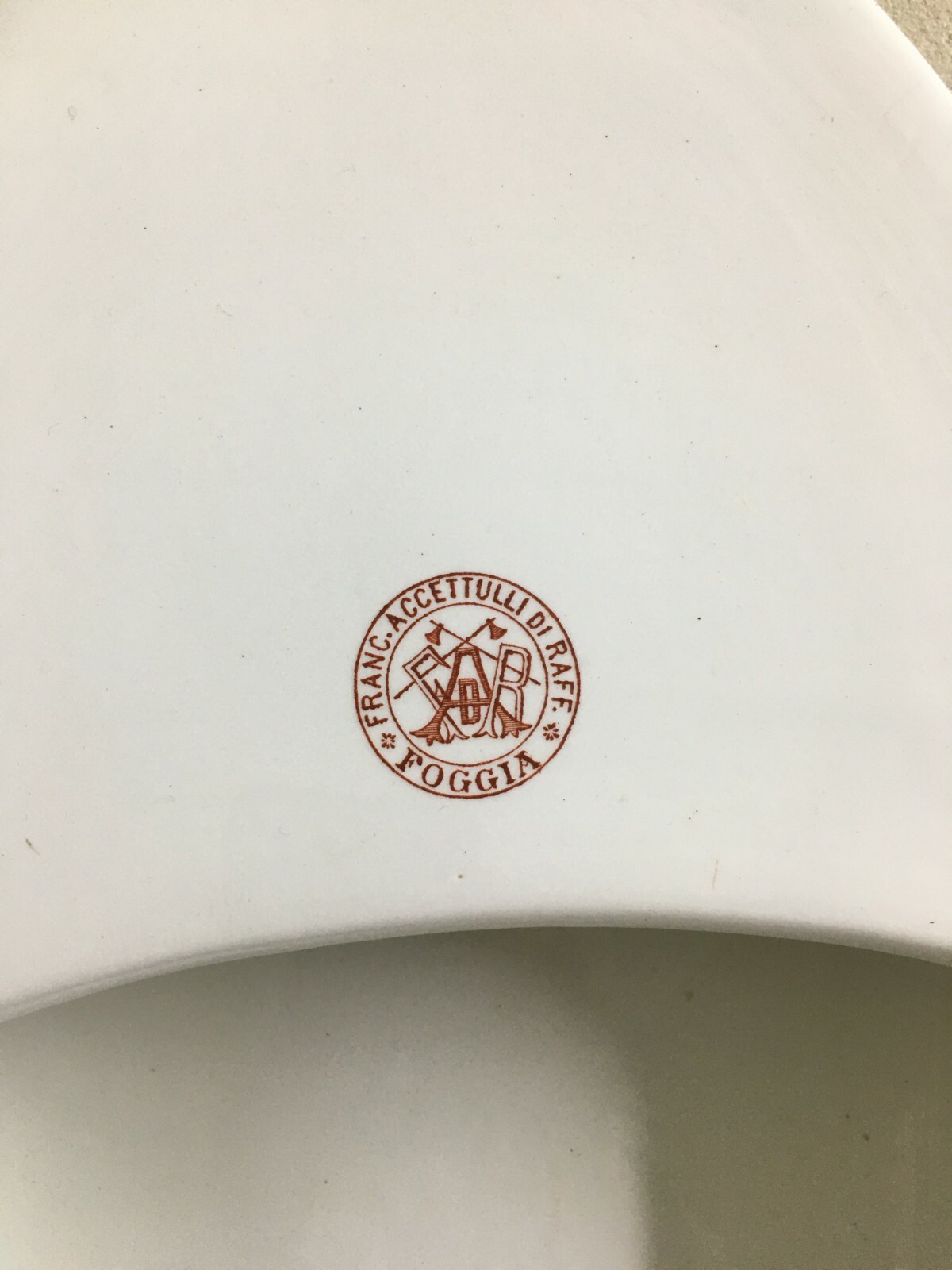 Igiene Sanitaria, Padella In Ceramica Pubblicitaria Farmacia Accettulli, Puglia