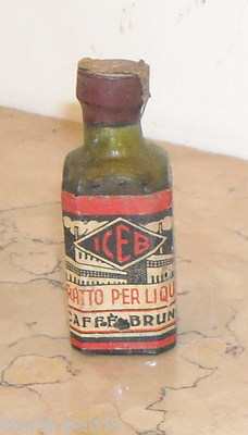 Puglia, Barletta: Chimica, Distilleria Liquori, Estratto Per Caffè Bruno, Bottiglia