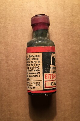 Puglia, Barletta: Chimica, Distilleria Liquori, Estratto Per Caffè Bruno, Bottiglia