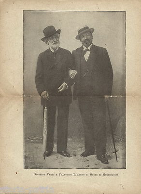 Teatro, Musicisti E Cantanti: Giuseppe Verdi E Francesco Tamagno Alle Terme Di Montecatini