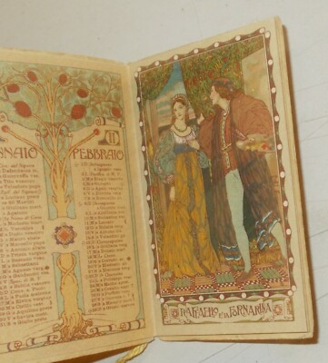 Cosmesi Profumeria Amori Celebri: Calendarietto Sirio Milano Ermini