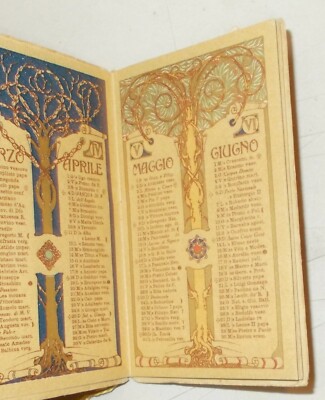 Cosmesi Profumeria Amori Celebri: Calendarietto Sirio Milano Ermini