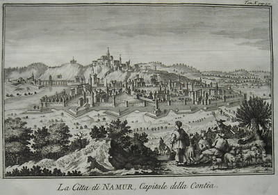 Antica Città Fortificata Di Namur, Belgio   Veduta Panoramica