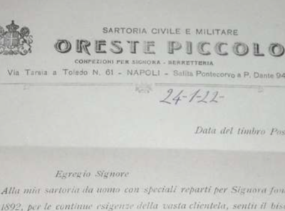 Militaria Antica Sartoria Napoletana: Berretti E Abiti Per Signora   Oreste Piccolo