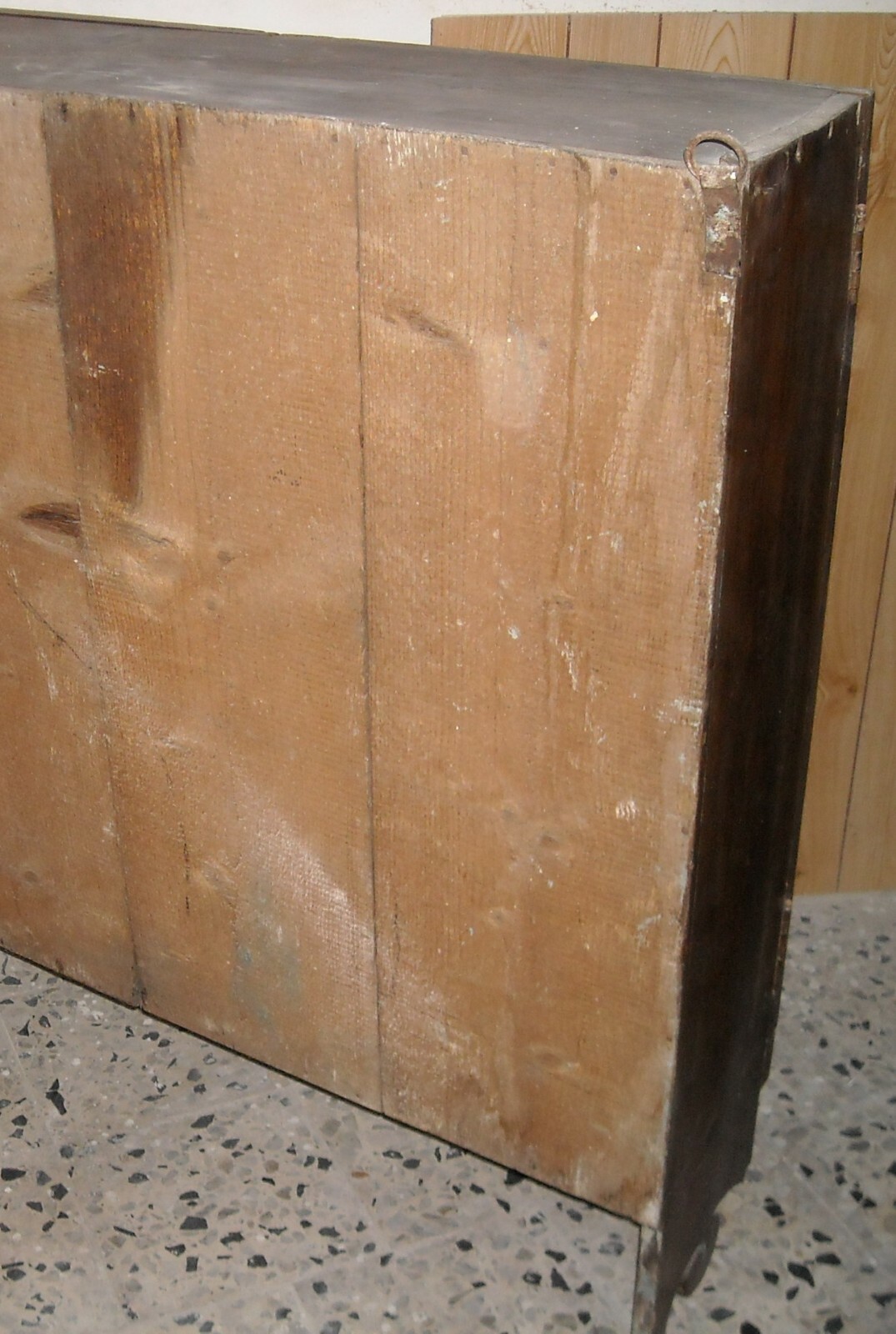Antica Vetrina Decorativa In Legno: Piattaia O Libreria d'Epoca