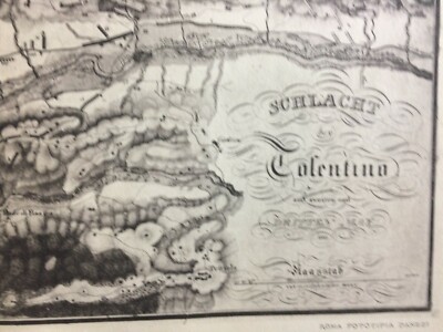 Marche, Militaria, Risorgimento: Battaglia Di Tolentino, Mappa Topografica Danesi