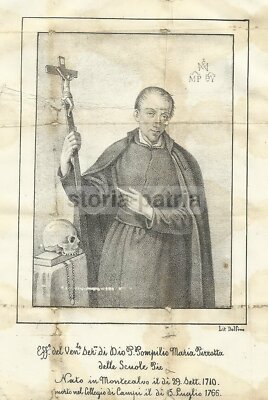 Campania, Irpinia, Montecalvo, Campi Salentina, Puglia: Pompilio Maria Pirrotta, Antica Litografia Dolfino