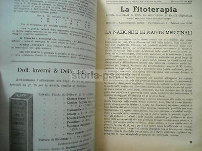 La Fitoterapia: Medicina, Piante Medicinali, Farmacologia E Insetticida Derris (1935)