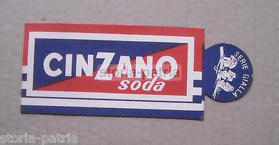 Cucina Dolciaria, Caramelle, Liquori E Aperitivi: Motta E Cinzano, Segnalibro Pubblicitario d'Epoca