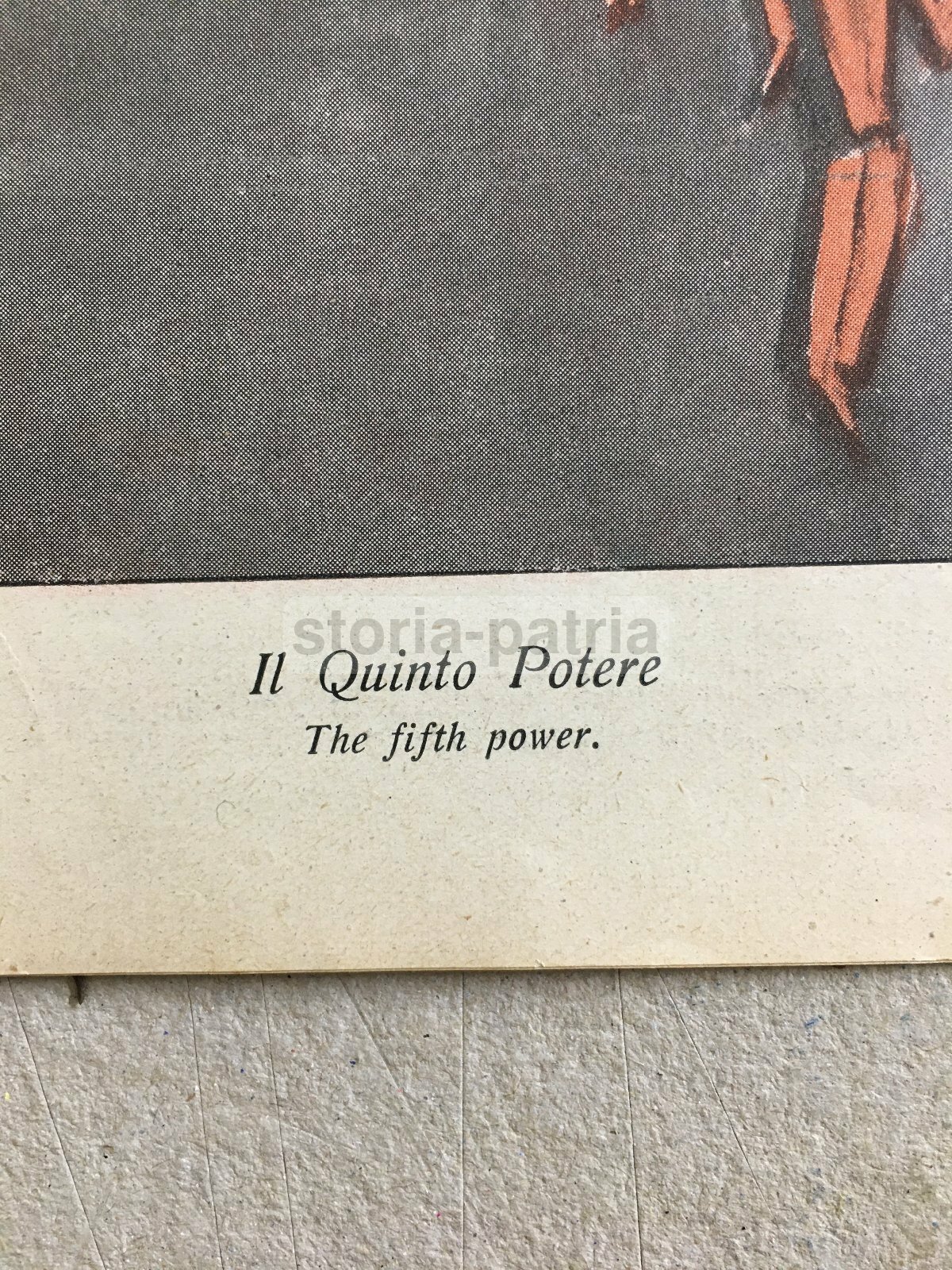 Arte, Fascismo, Politica Ed Economia: Rara Illustrazione Di Mario Sironi   Il Quinto Potere