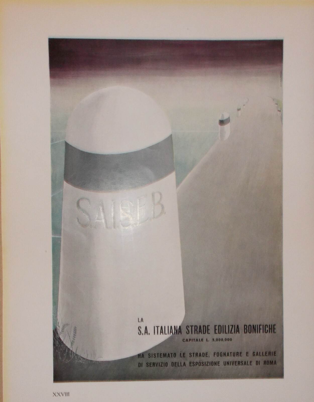 Arte Grafica Pubblicitaria: Telefonia TETI, Telefoni, SAISEB Strade E Fognature, 1940
