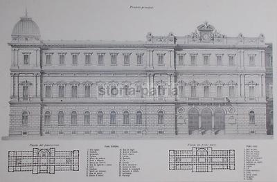 Architettura: Progetto Di Albergo A Venezia   Domenico Rupolo E G. Franco   Fine '800