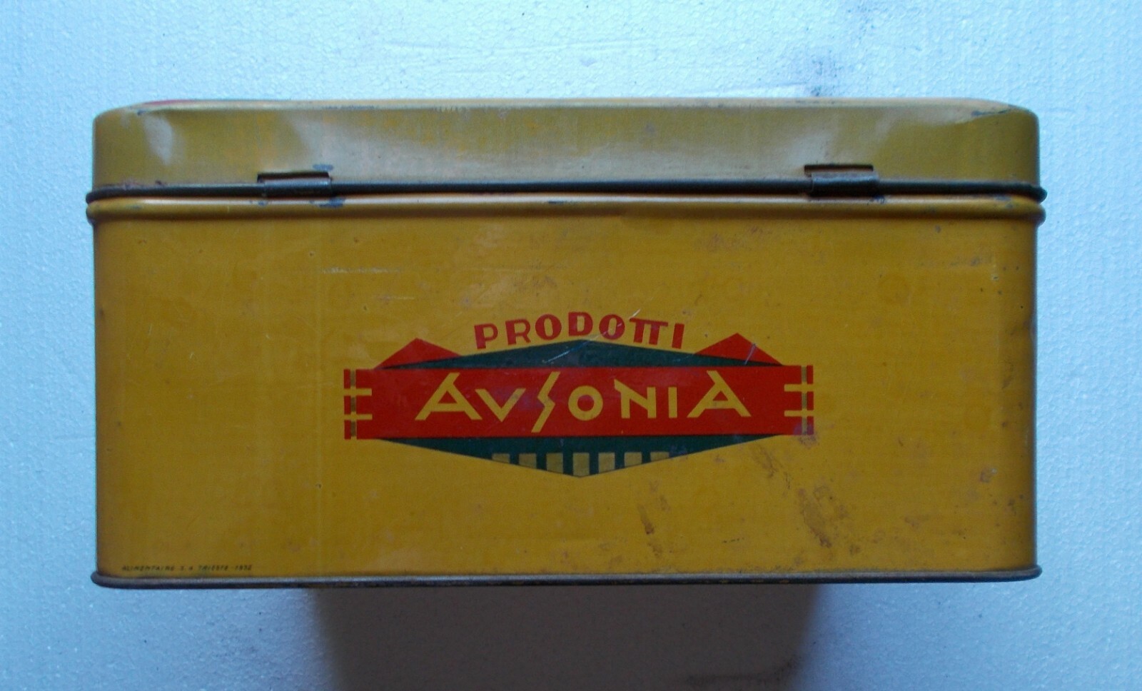 Scatola Pubblicitaria Ausonia, Cioccolato E Cacao A. Zerauschek, 1932