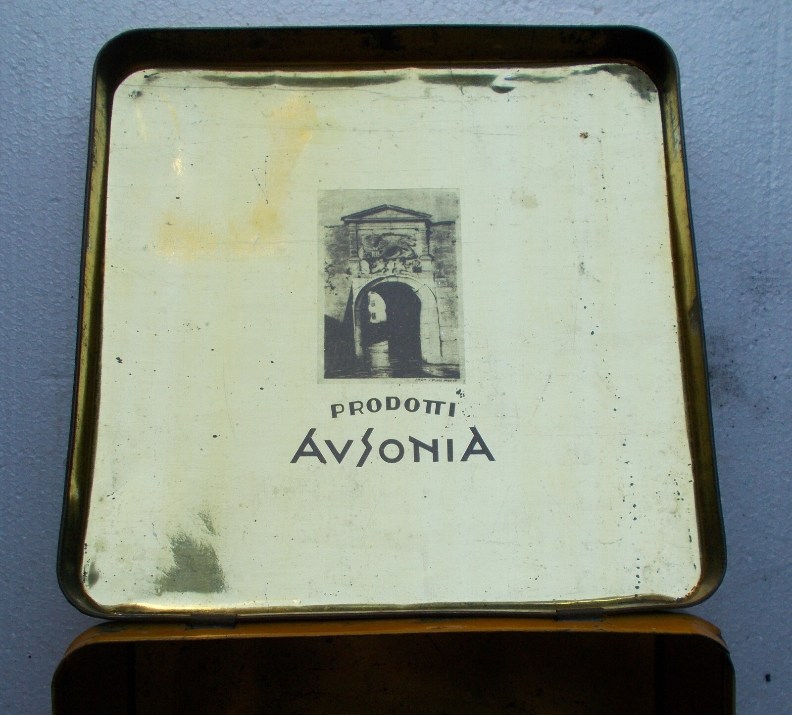 Scatola Pubblicitaria Ausonia, Cioccolato E Cacao A. Zerauschek, 1932