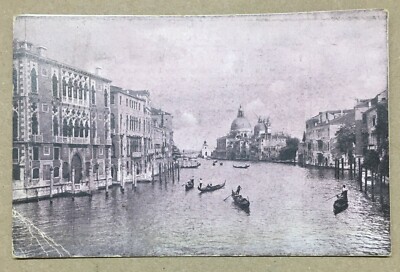 Venezia: Cartolina d'Epoca Pubblicitaria Zampironi Fidibus