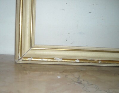 Cornice Laccata Con Filettatura Dorata Per Dipinti E Specchiera