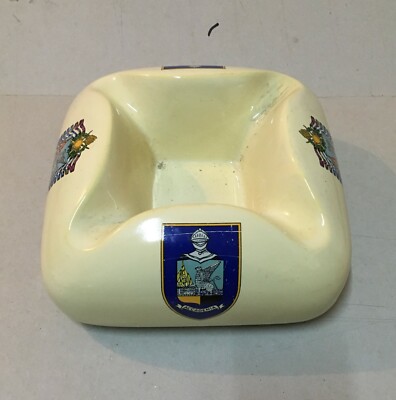 Militaria, Araldica, Accademia: Inusuale Ceramica Soprammobile, Grande Posacenere