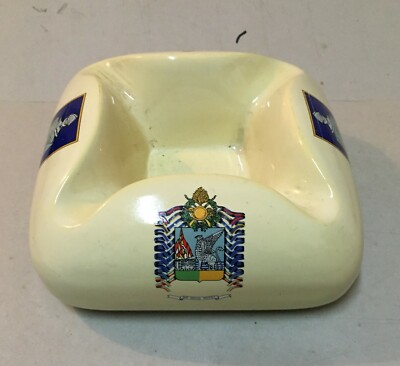 Militaria, Araldica, Accademia: Inusuale Ceramica Soprammobile, Grande Posacenere