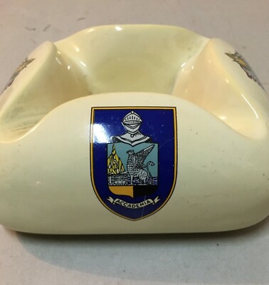 Militaria, Araldica, Accademia: Inusuale Ceramica Soprammobile, Grande Posacenere