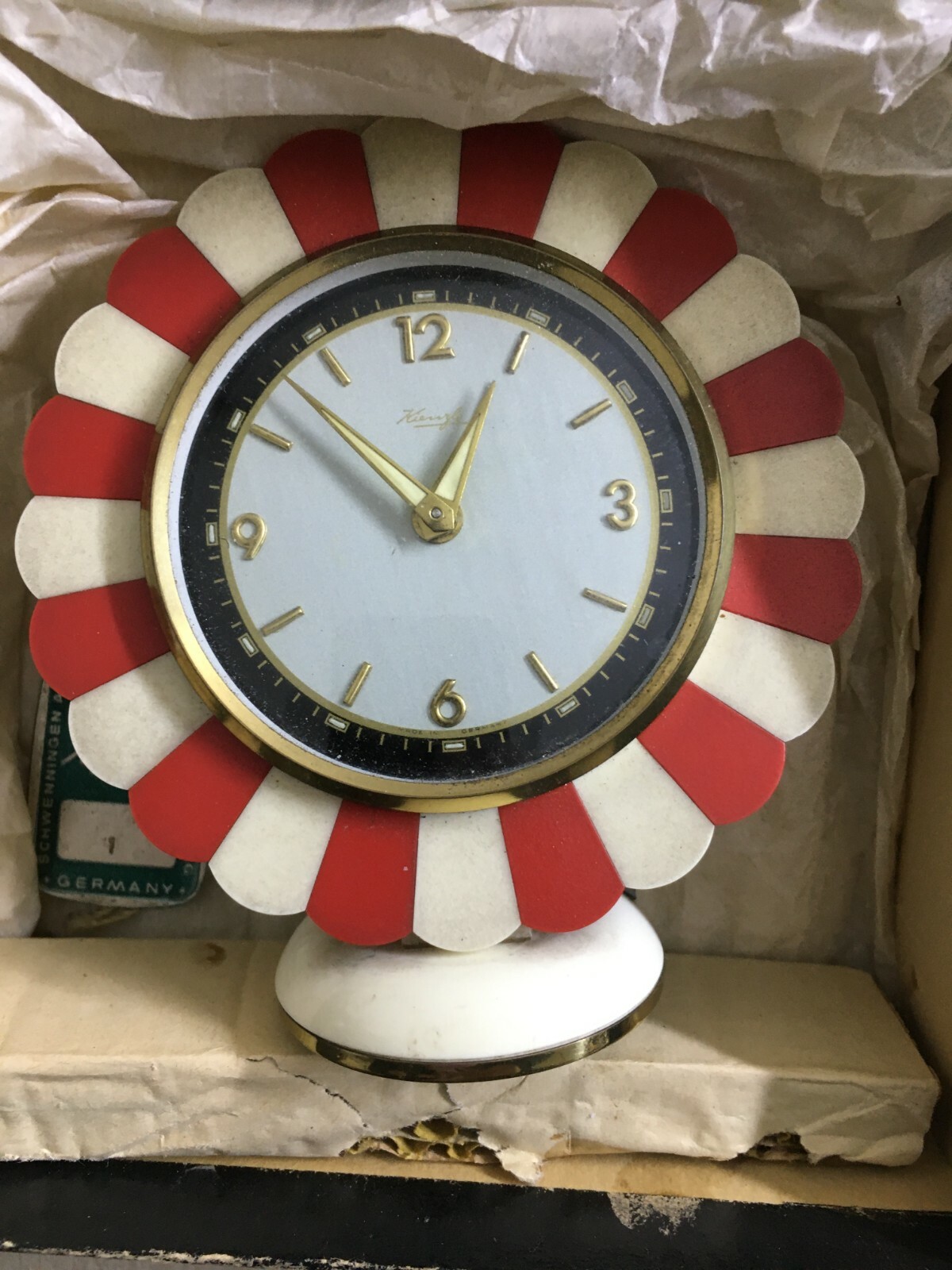 Orologio Sveglia Kienzle Anni '50 In Scatola Originale