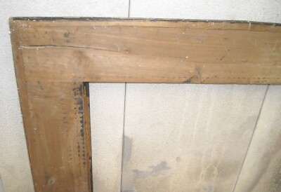 Grande Cornice Decorativa d'Epoca In Legno Ebanizzato