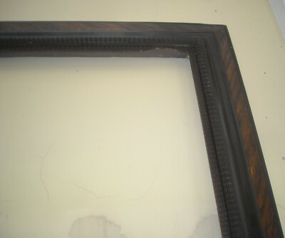 Grande Cornice Decorativa d'Epoca In Legno Ebanizzato