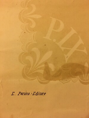 Pio IX: Ritratto In Litografia Dell'Editore E. Perino