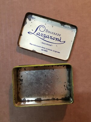 Pasticceria Dolciaria Biscotti: Piccola Scatola Pubblicitaria Saronno Lazzaroni