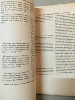 Bibliografia Ademar De Chabannes: Schedatura Delisle, Biblioteca Nazionale, Parigi