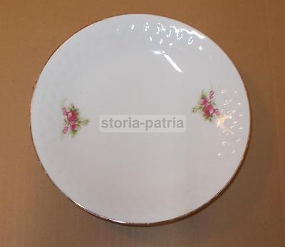 Veneto, Treviso, Fontebasso, Piatto Con Decori Floreali, 17,5 Cm