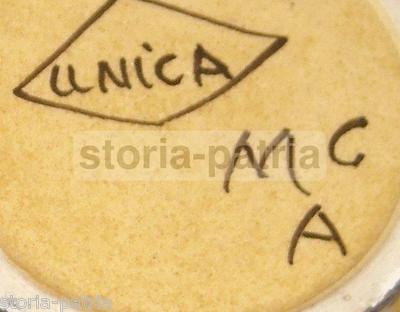 Piccola Scatola In Ceramica Con Decorazione Floreale, Manifattura MCA/MGA Per Unica