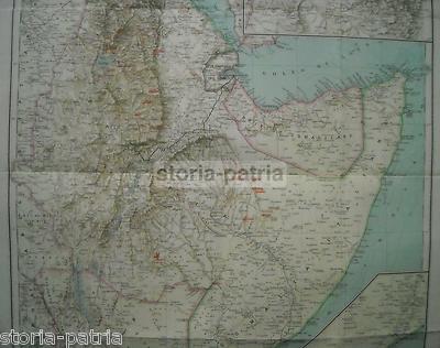 Cartografia d'Epoca Dell'Africa Orientale Italiana: Somalia, Etiopia, Eritrea