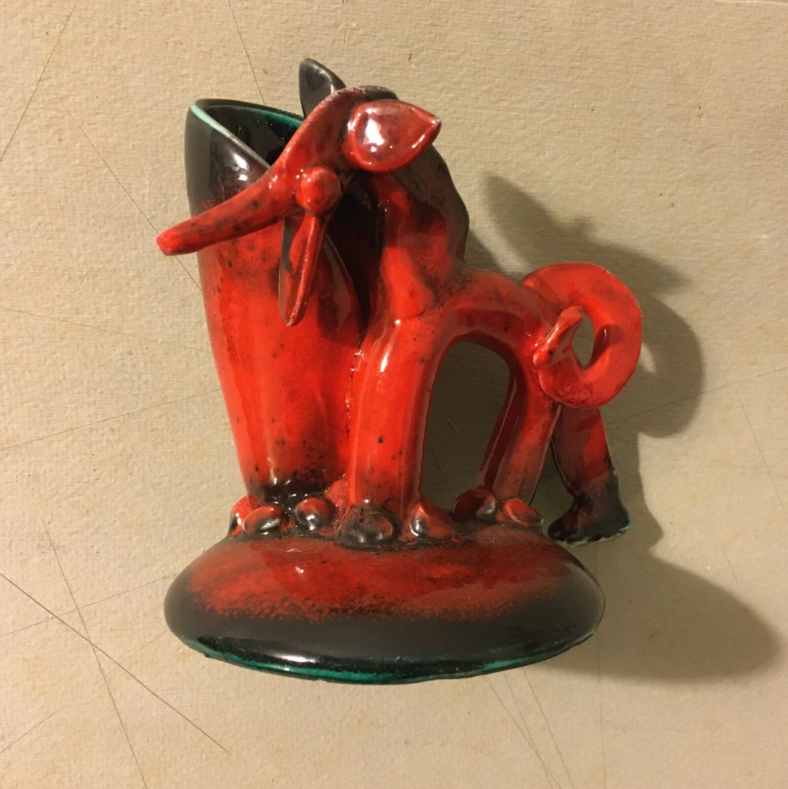 Soprammobile Da Collezione, Scultura In Ceramica, Animale Stilizzato